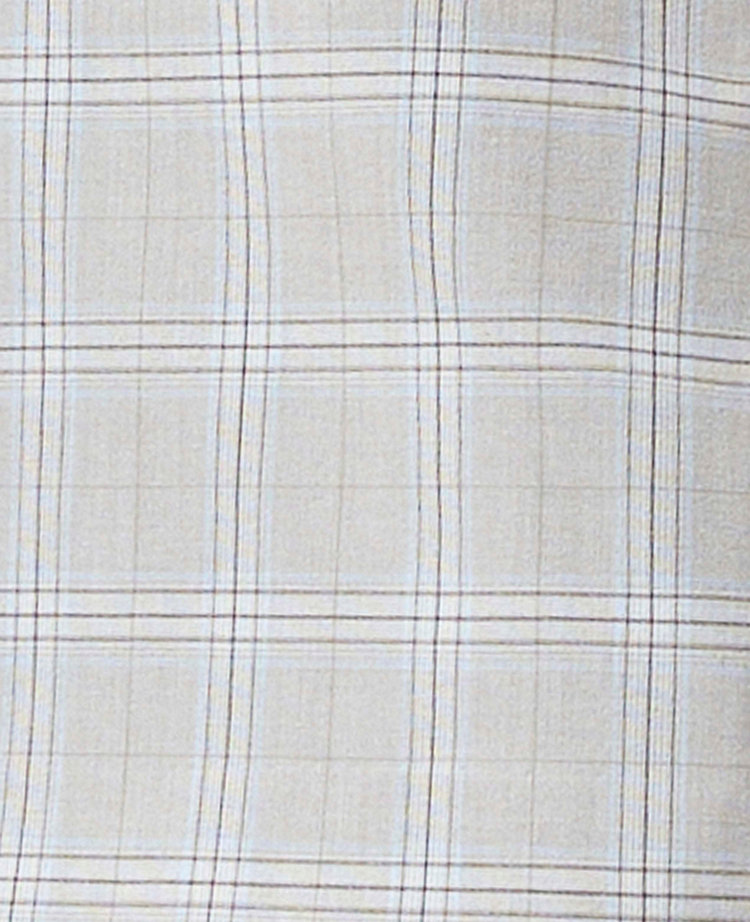 Ann Taylor The Petite Fitted Blazer Plaid Tan/Blue Combo Women's