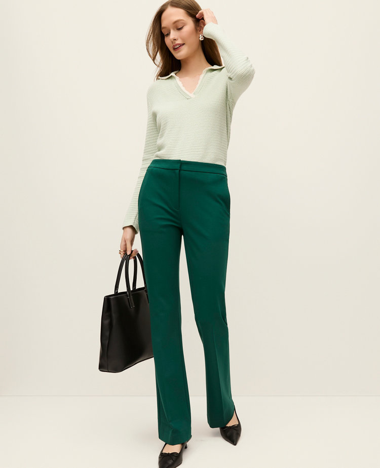 The Skinny Flare Trouser in Ponte