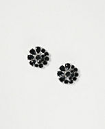 Crystal Floral Stud Earrings carousel Product Image 1
