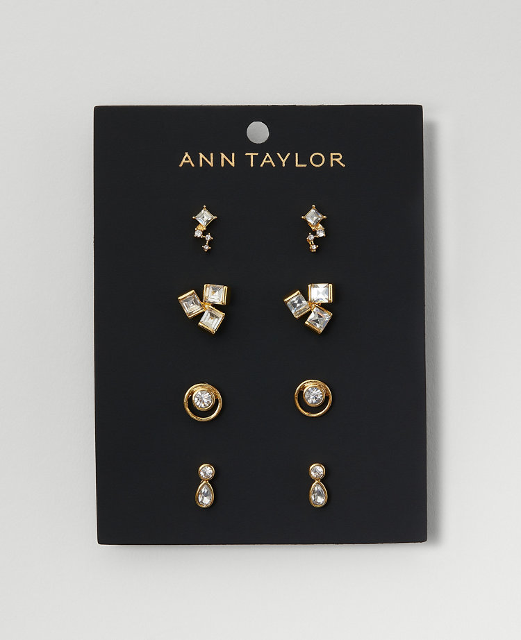 Sparkle Stud Earring Set