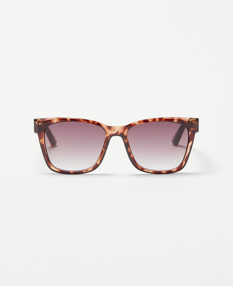 Ann Taylor Square Butterfly Sunglasses Women's