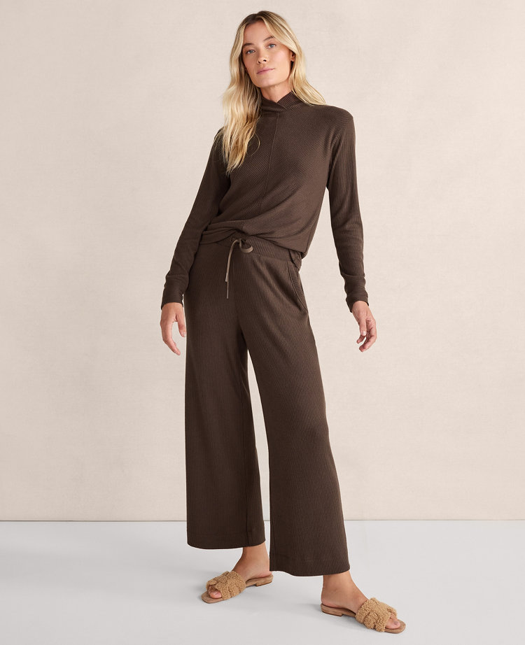 Haven Well Within Sweater Knit Wide Leg Pants carousel Product Image 3