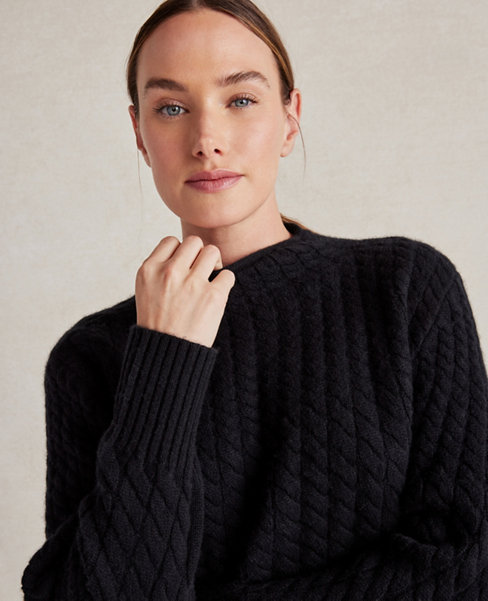 Haven Well Within Cashmere Radiating Cable Sweater
