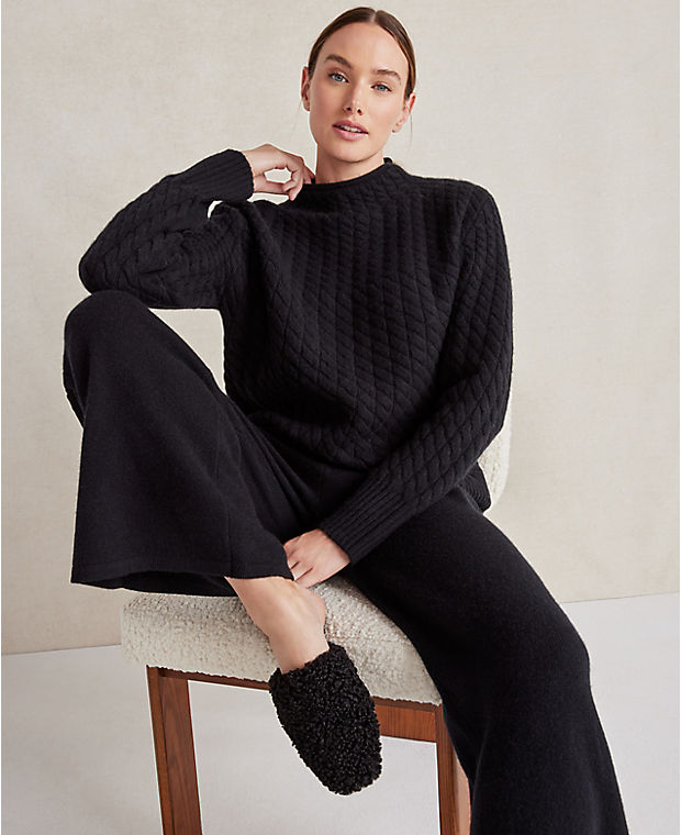 Haven Well Within Cashmere Radiating Cable Sweater