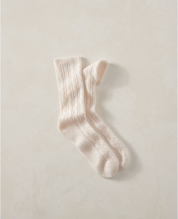 Haven Well Within Cashmere Cable Knit Socks