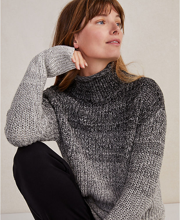 Haven Well Within Organic Cotton Blend Marled Roll Neck Sweater