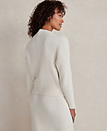 Haven Well Within Organic Cotton Mixed Rib Mock Neck Sweater carousel Product Image 2