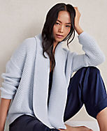 Haven Well Within Organic Cotton Honeycomb Shawl Cardigan carousel Product Image 1