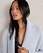 Haven Well Within Organic Cotton Honeycomb Shawl Cardigan carousel Product Image 5