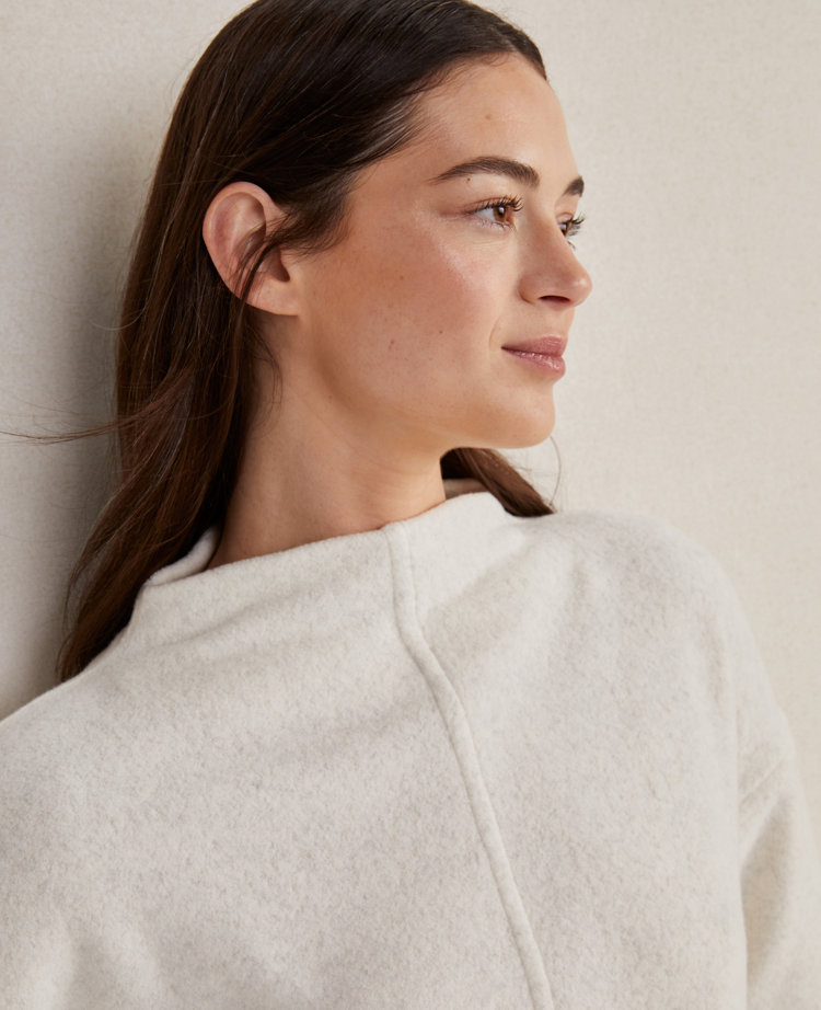 Funnelneck Pullover: Cozy Fleece-Lined