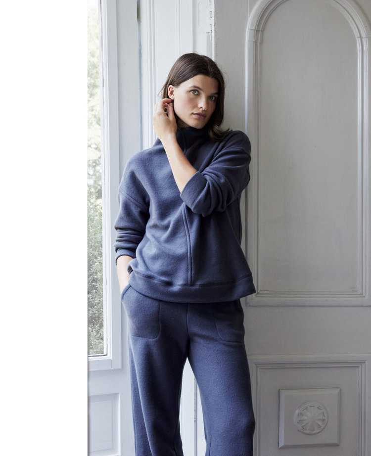 Haven Well Within Comfort Fleece Funnel Neck Pullover