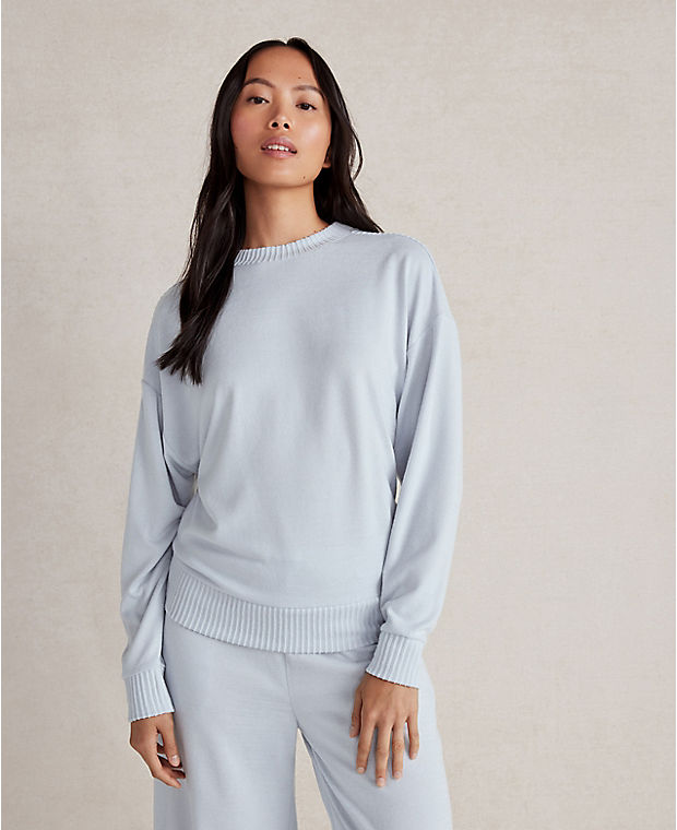 Haven Well Within Sweater Knit Crew Neck Top