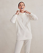 Haven Well Within Velour Ribbed Funnel Neck Pullover carousel Product Image 4