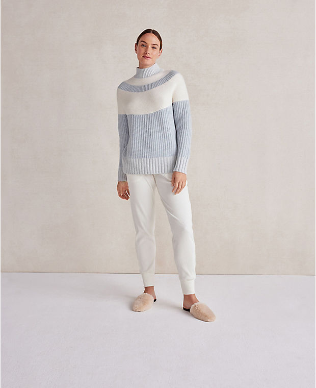 Haven Well Within Cashmere Colorblock Yoke Sweater