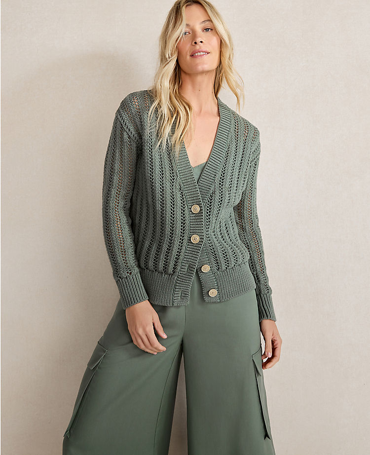 Haven Well Within Open Stitch Cardigan