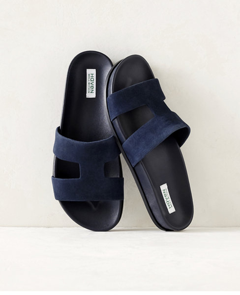 Haven Well Within Suede Cutout Slides