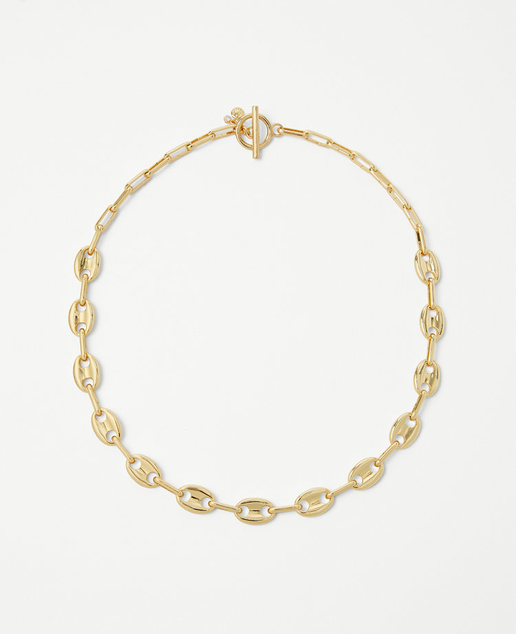 Oval Chain Link Necklace