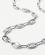 Oval Chain Link Necklace carousel Product Image 2