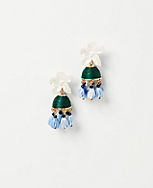 Floral Tassel Earrings carousel Product Image 1