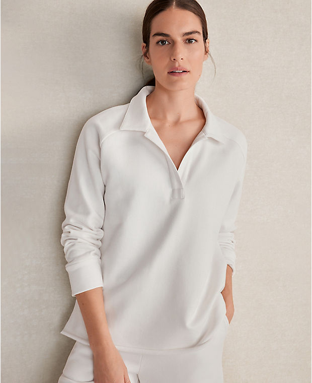 Haven Well Within Organic Cotton Lofty Terry V-Neck Pullover