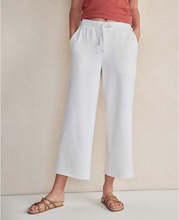 Haven Well Within Organic Cotton Lofty Terry Wide Leg Pants