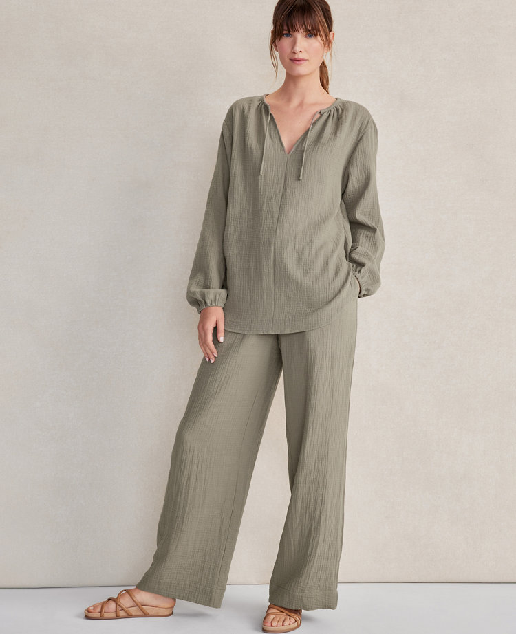 Haven Well Within Organic Cotton Gauze Pants