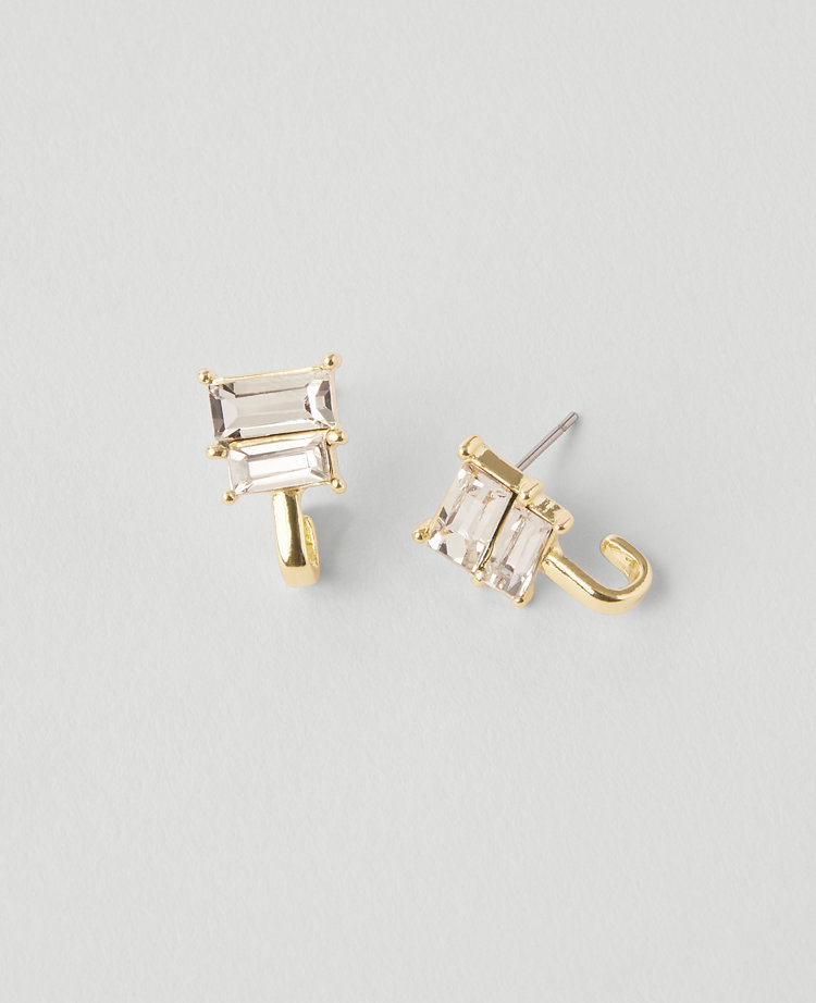 Rectangle Mini Stud Earrings