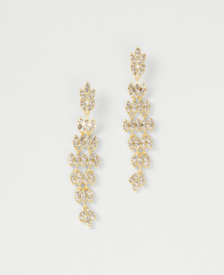 Metal-Chain Drop Earrings