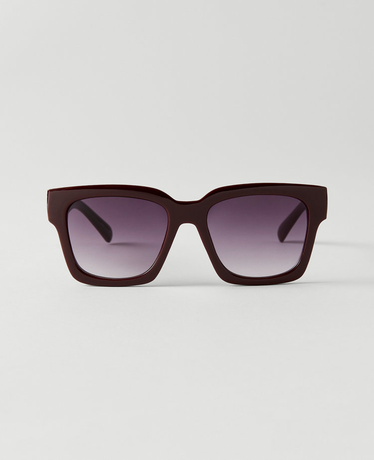 Oversized Curved Square Sunglasses
