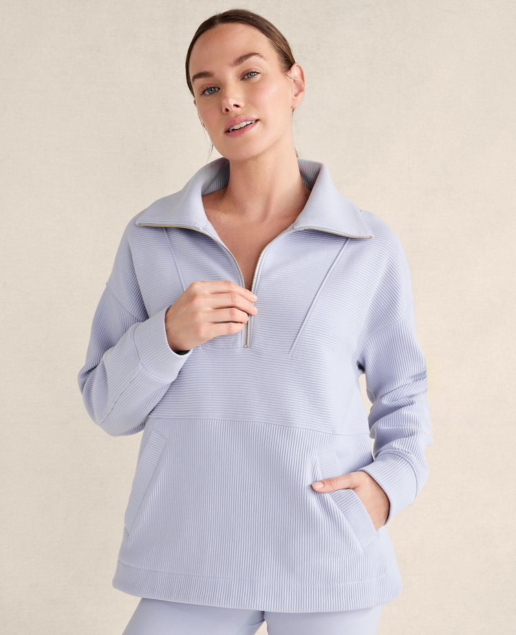 Haven Well Within Balance Organic Cotton Ottoman Half-Zip
