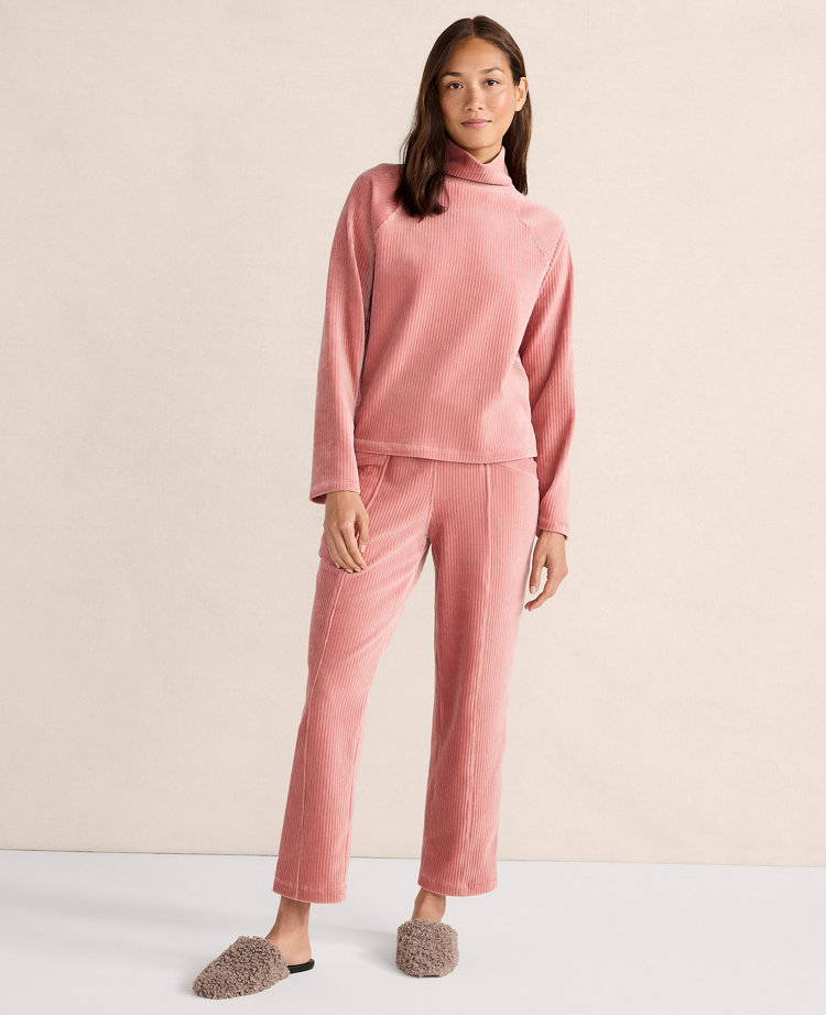 Haven Well Within Corduroy Velour Mockneck Pullover