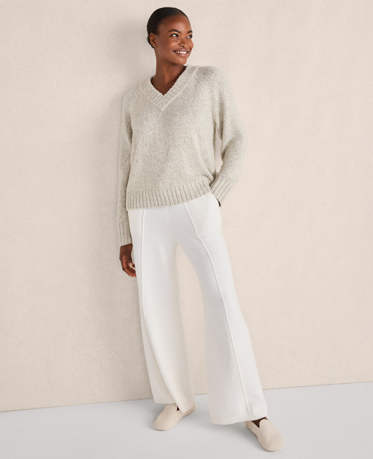 Haven Well Within Organic Cotton Pintuck Wide Leg Pants