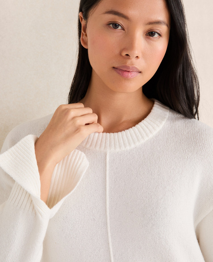 Ann Taylor Haven Well Within Organic Cotton Midi Dress In Ivory