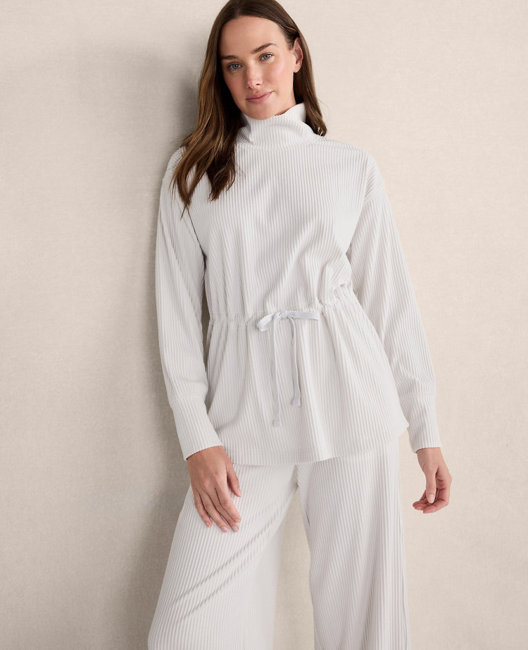 Haven Well Within Ottoman Rib Drawstring-Waist Tunic