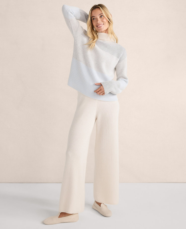 Haven Well Within Plaited Cashmere Turtleneck Sweater