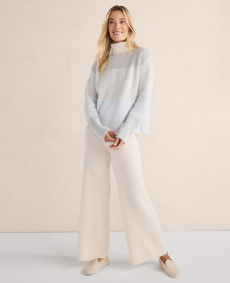 Haven Well Within Plaited Cashmere Turtleneck Sweater