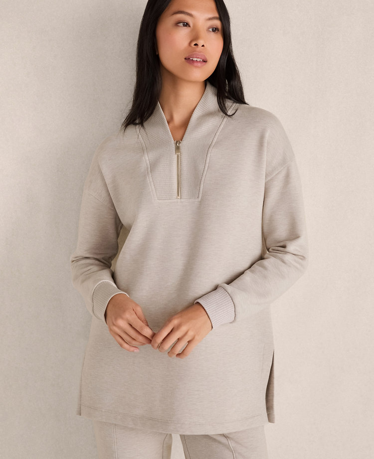 Haven Well Within Fleece Quarter-Zip Tunic Pullover