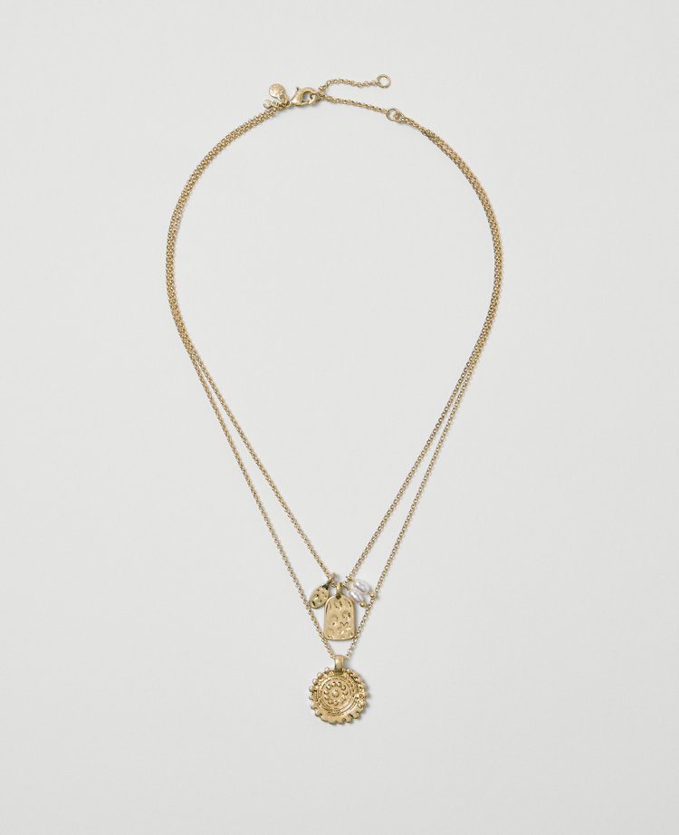 Layered Charm Necklace