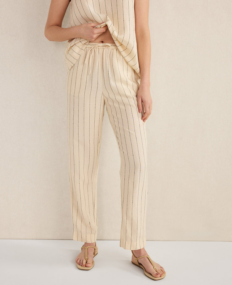 Haven Well Within Linen Blend Dobby Stripe Pants