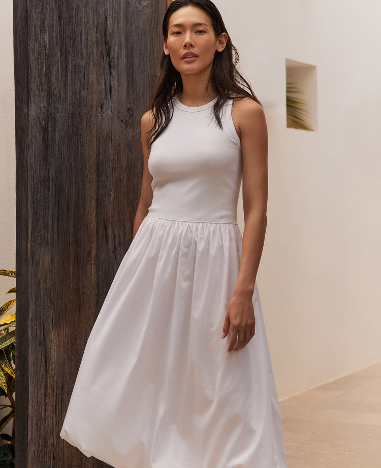 Haven Well Within Organic Cotton Drop Waist Bubble Dress