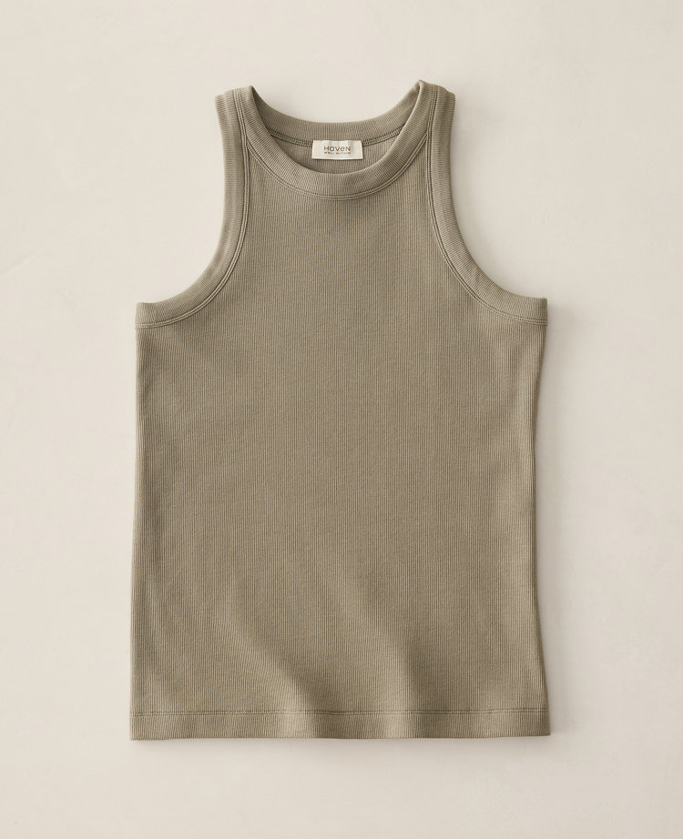 Ann Taylor Haven Well Within Essential Organic Cotton Racerback Tank