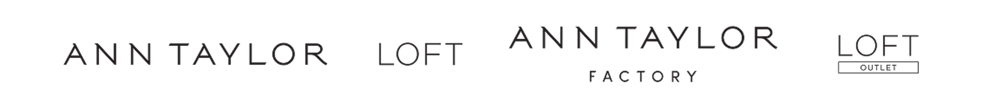 Ann Taylor, LOFT, Ann Taylor Factory, LOFT Outlet