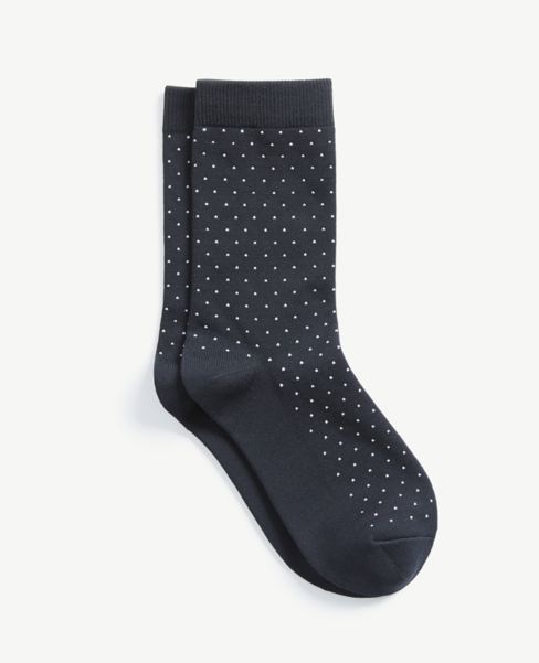 Image of Ann Taylor Factory Dotted Crew Socks