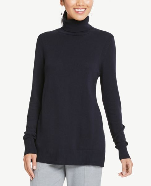 turtleneck tunic sweater