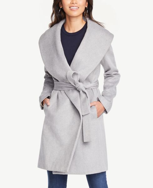 ann taylor shawl coat