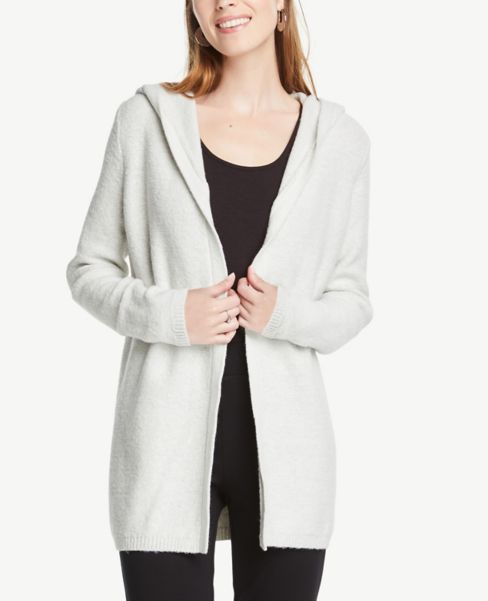 loft hooded cardigan