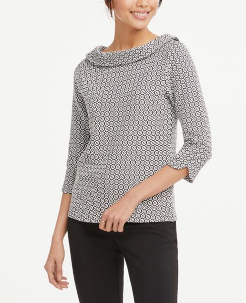 Foldover Boatneck Top 0