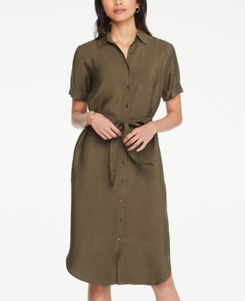 ann taylor shirt dress