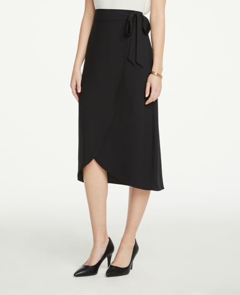 Wrap Midi Skirt