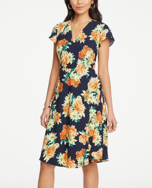 ann taylor factory wrap dress